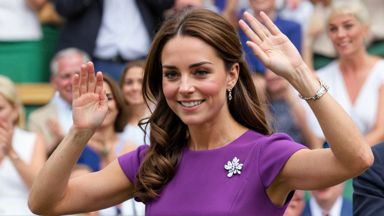 Kate Middleton deslumbra en Wimbledon junto a su hija: La Princesa de Gales cautiva al público