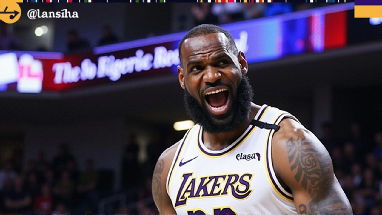 Triunfo de los Lakers sobre los Kings con LeBron James a la cabeza en un emocionante cierre